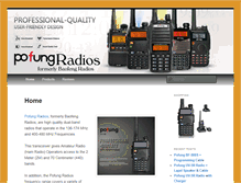 Tablet Screenshot of pofungradios.com